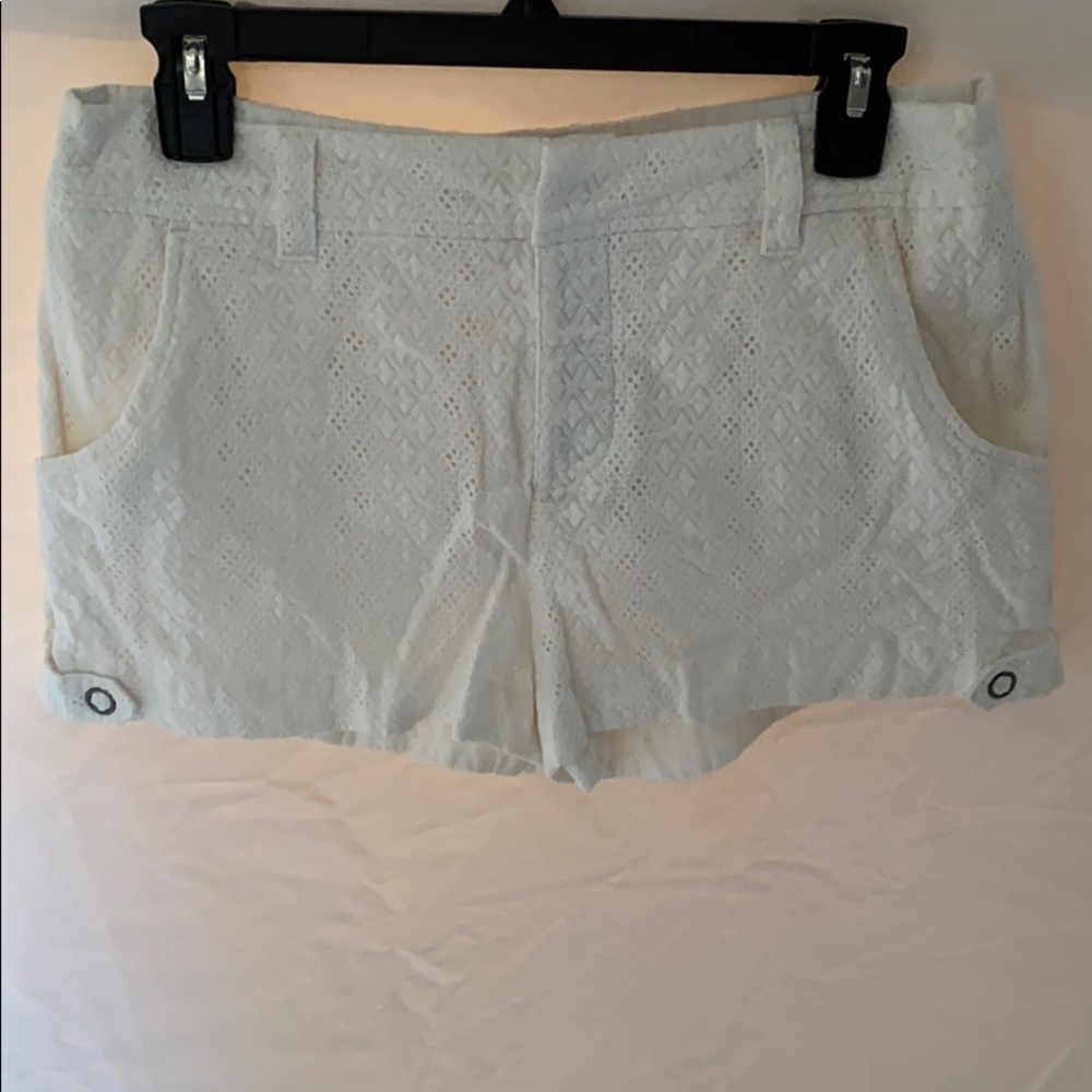 Free People lace button-fly shorts